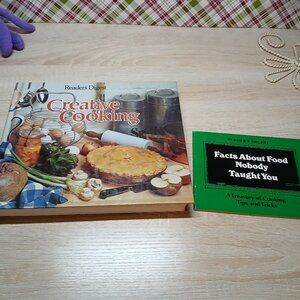 1978 Reader's Digest Creative Cooking Cookbook & Facts About Food Pamphlet